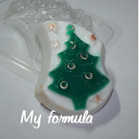 Елка волна - форма для мыла пластиковая