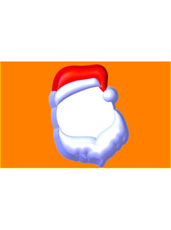 Борода - новогодняя форма для мыла пластиковая