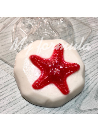 Звезда на камне - форма для мыла пластик