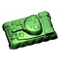 Танк 315 - форма для мыла пластиковая