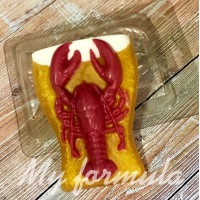 Рак к пиву  - форма для мыла пластиковая