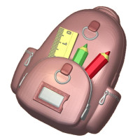 Школьный рюкзак 591 - форма для мыла пластик