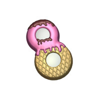 Восьмерка Сладкая 696  - форма для мыла пластик