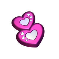 8 Сердца 693 - форма для мыла пластиковая