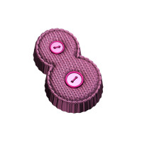 Восьмерка вязаная 015  - форма для мыла пластик