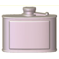 Фляжка (376) - форма для мыла пластиковая