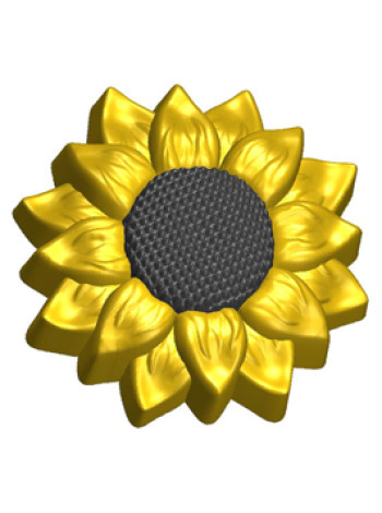 Подсолнух (760) - формочка для мыла ручной работы