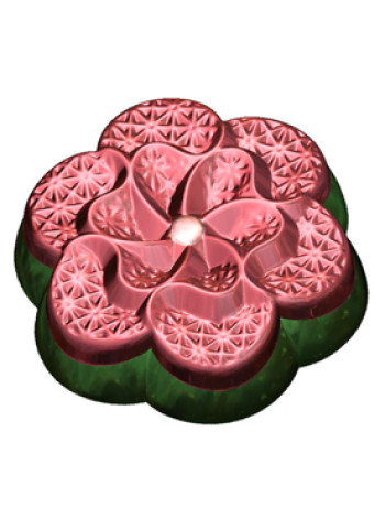 Цветок брошь (759) - формочка для мыла ручной работы