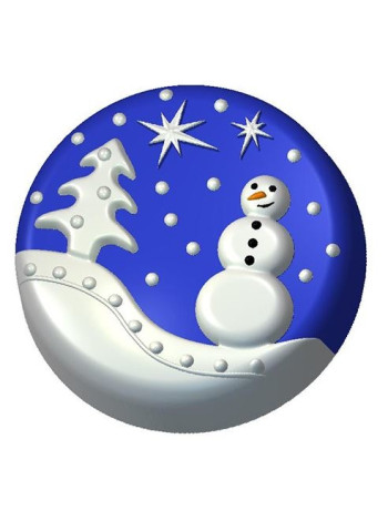 Зима (632) - формочка для мыла ручной работы