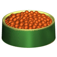 Икра (624) -  форма для мыла  пластиковая