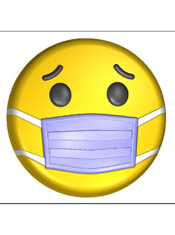 Масочку наденьте (771) - формочка для мыла ручной работы