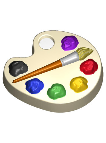 Палитра 109 - формочка для мыла пластиковая