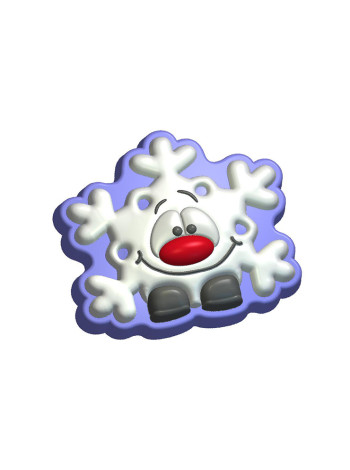 Дед снег - формочка пластиковая для мыла ручной работы