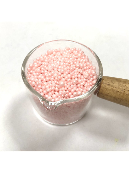 Бисер (жемчужины) для ванны Нежно-розовый 200 гр