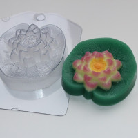 Лотос- форма для мыла пластик (Россия)