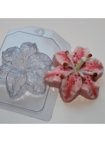 Лилия - формочка для мыла ручной работы пластиковая