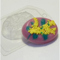 Ветка мимозы  - форма для мыла пластиковая