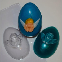 Яйцо/Ангел  - форма для мыла пластиковая