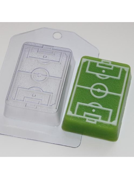 Футбольное поле - форма для мыла пластиковая
