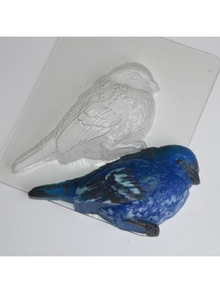 Птичка - форма для мыла пластик (Россия)