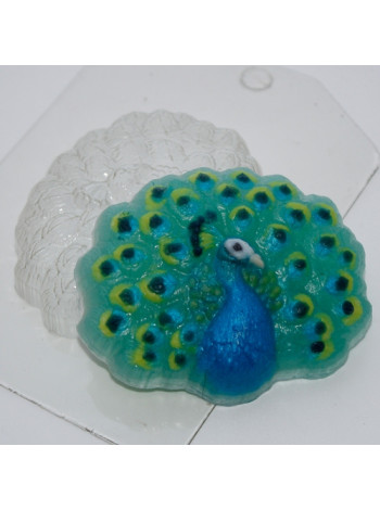 Павлин - форма для мыла пластиковая