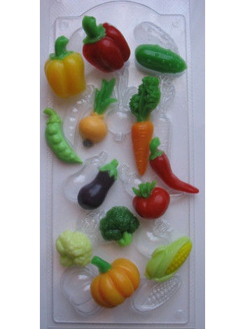 Овощное ассорти - форма для мыла ручной работы и шоколада