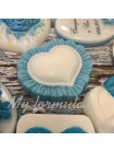 Сердце с кружевными рюшами - формоча для мыла ручной работы