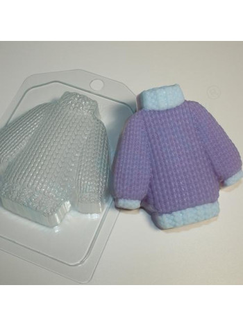 Свитер вязаный — формочка для мыла и шоколада ручной работы