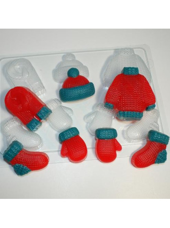 Вязаные мини  — формочка для мыла и шоколада ручной работы