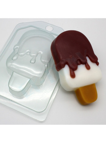 Мороженое/Эскимо в глазури -  формочка для мыловарения