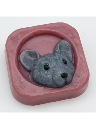 Мышь в норке - форма для мыла пластиковая