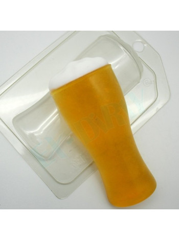 Бокал пива - форма для мыла пластиковая