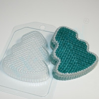 Елка вязаная ED - форма для мыла пластиковая