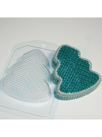 Елка вязаная ED - форма для мыла