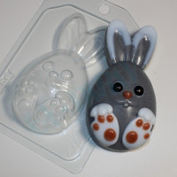 Кролик мультяшный - форма для мыла пластиковая