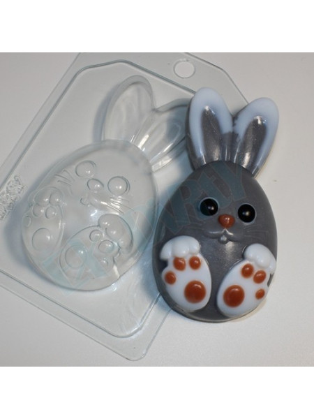 Кролик мультяшный - форма для мыла пластиковая