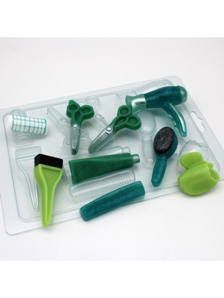 Парикмахерские МИНИ - форма для мыла пластиковая