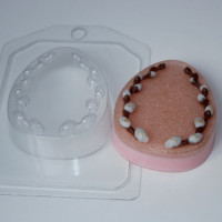 Яйцо плоское с вербой - форма для мыла пластиковая