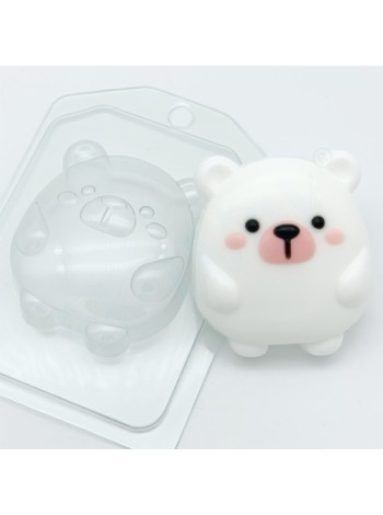 Мишка мультяшный - формочка для мыловарения