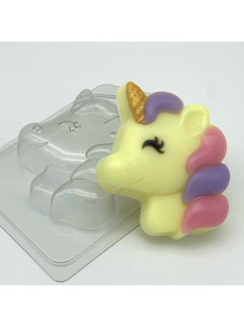 Единорог мультяшный - формочка для мыловарения