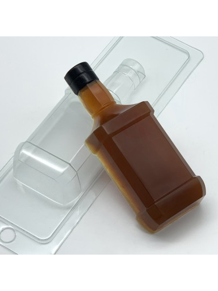 Бутылка виски - форма для мыла пластиковая