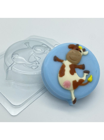 Коровка навеселе - формочка для мыла и шоколада ручной работы