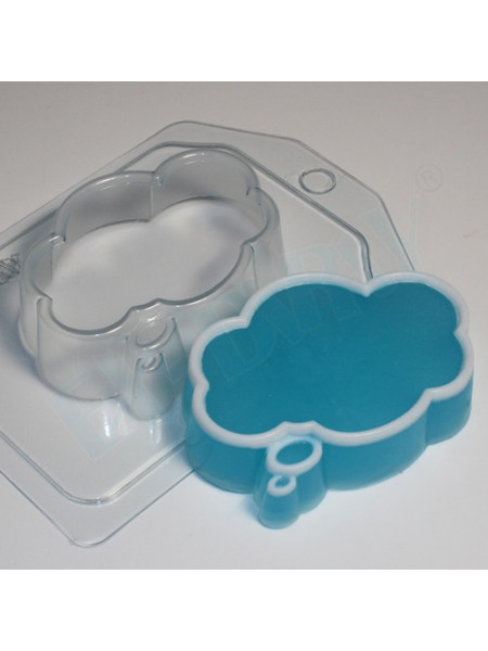 Выноска (облако) - форма пластиковая для мыла и шоколада
