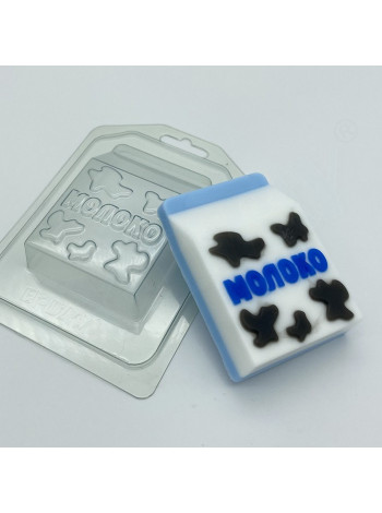 Молоко / коробка - формочка для мыла и шоколада ручной работы