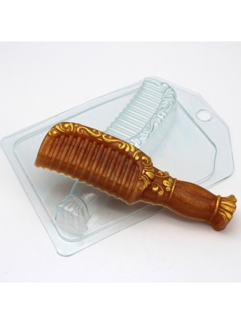 Расческа с орнаментом  - форма для мыла купить