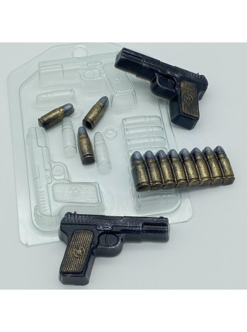 Пистолет ТТ мини  - форма для мыла купить