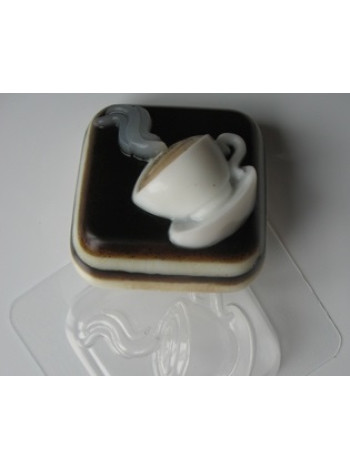 Горячая чашка - форма для мыла ручной работы пластиковая