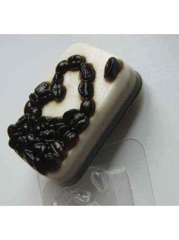 Кофейная любовь - формочка для мыла пластиковая