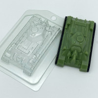 Т-34/Верх  - форма для мыла пластиковая