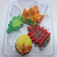 Листопад  - форма для мыла пластиковая